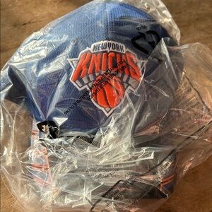 New Era Blue and Orange New York Knicks Hat